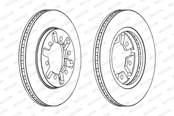 FERODO Piduriketas DDF421