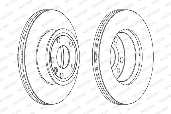 FERODO Piduriketas DDF427