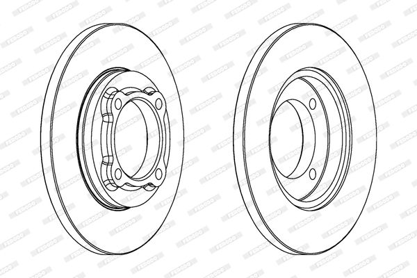 FERODO Piduriketas DDF429