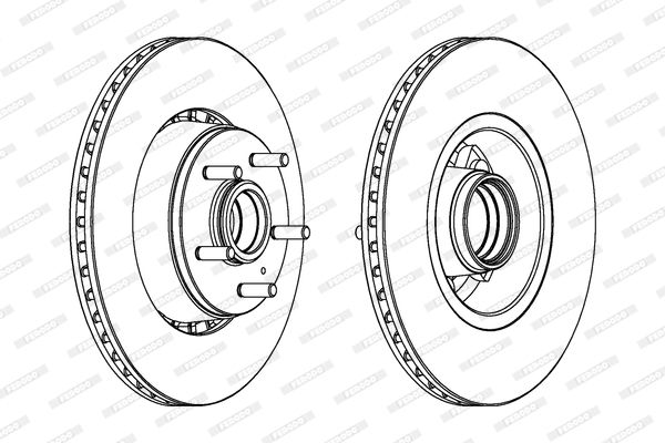 FERODO Piduriketas DDF434