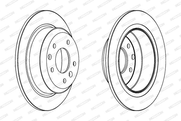 FERODO Piduriketas DDF441