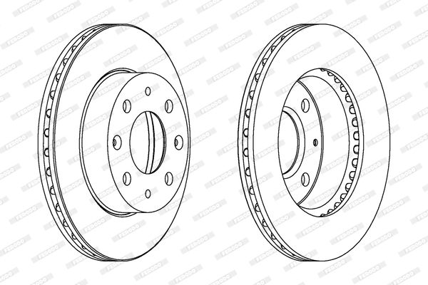 FERODO Piduriketas DDF451