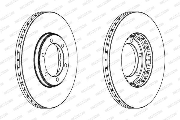 FERODO Piduriketas DDF487