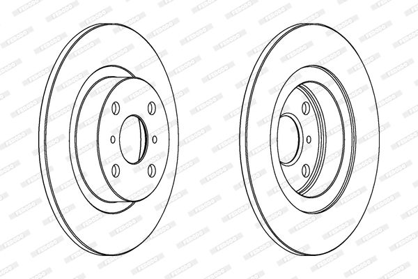 FERODO Piduriketas DDF504