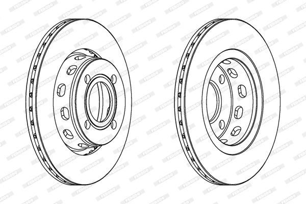 FERODO Piduriketas DDF517