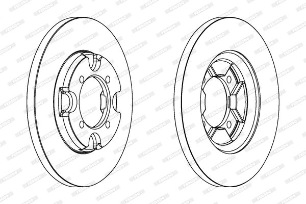 FERODO Piduriketas DDF531