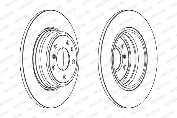 FERODO Piduriketas DDF553