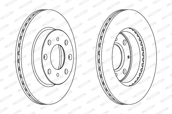 FERODO Piduriketas DDF571