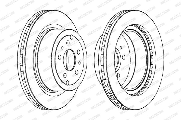 FERODO Piduriketas DDF587