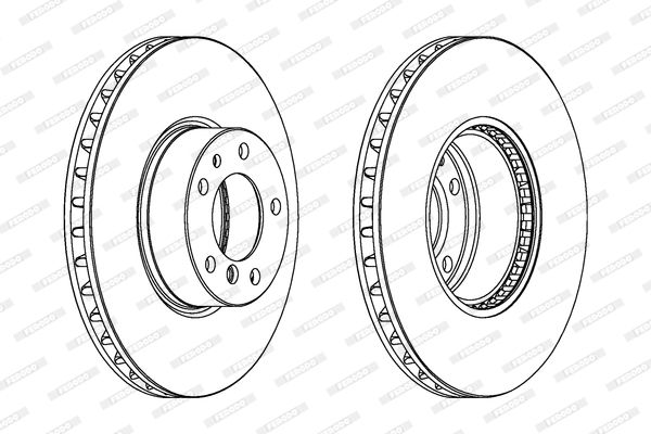 FERODO Piduriketas DDF606-1