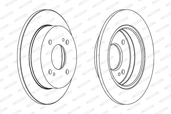 FERODO Piduriketas DDF659