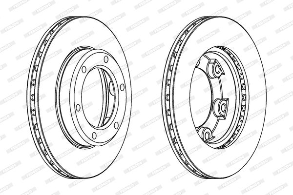 FERODO Piduriketas DDF701