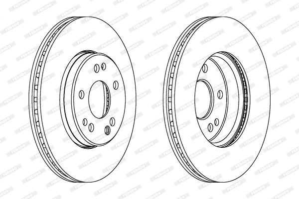 FERODO Piduriketas DDF725