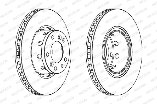 FERODO Piduriketas DDF771