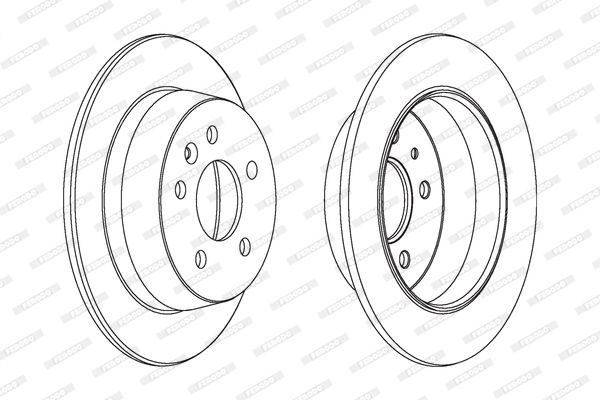 FERODO Piduriketas DDF861