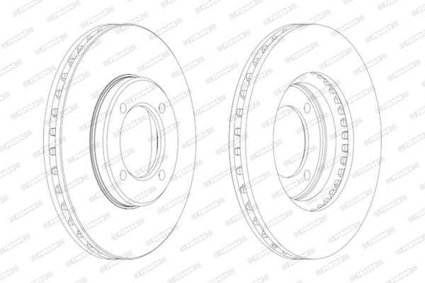 FERODO Piduriketas DDF935