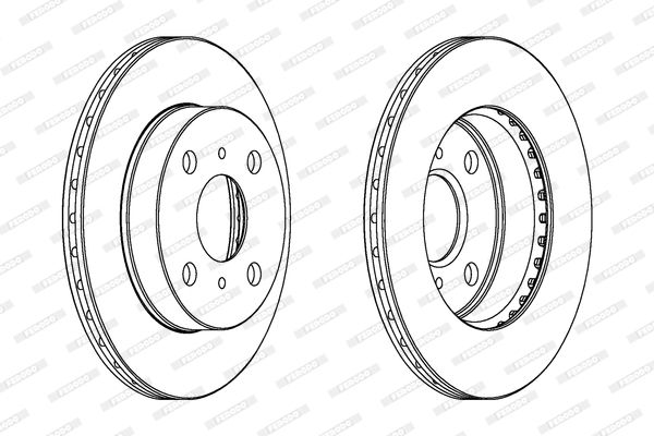 FERODO Piduriketas DDF948