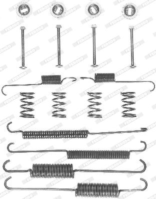 FERODO Lisakomplekt, Piduriklotsid FBA115