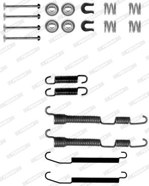 FERODO Lisakomplekt, Piduriklotsid FBA222