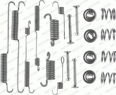 FERODO Lisakomplekt, Piduriklotsid FBA24