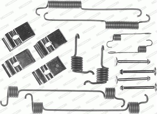 FERODO Комплектующие, тормозная колодка FBA54