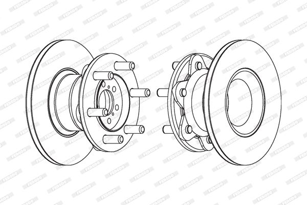 FERODO Piduriketas FCR104A