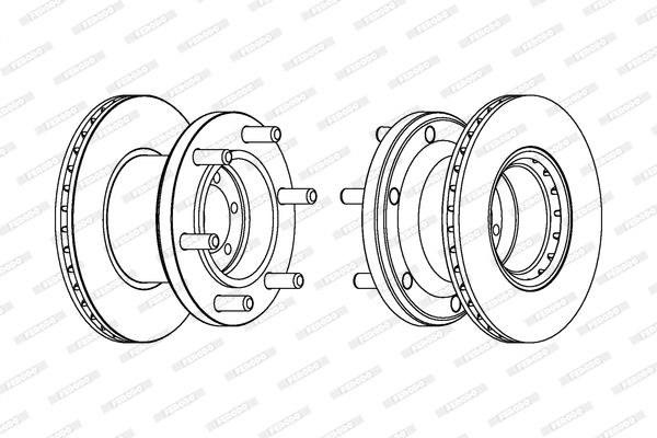 FERODO Piduriketas FCR133A