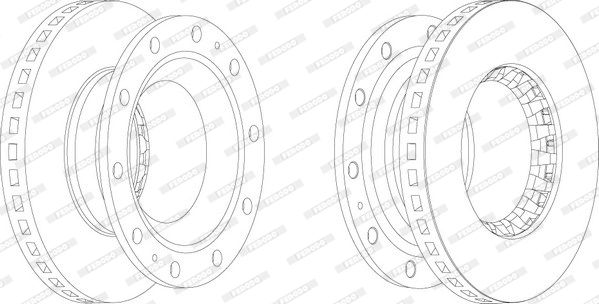 FERODO Piduriketas FCR136A