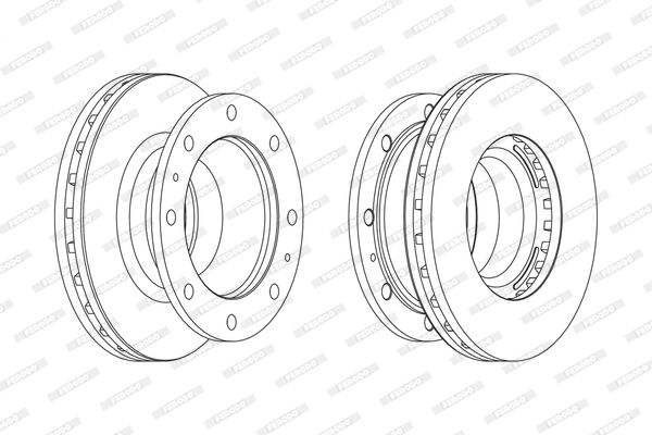 FERODO Piduriketas FCR238A