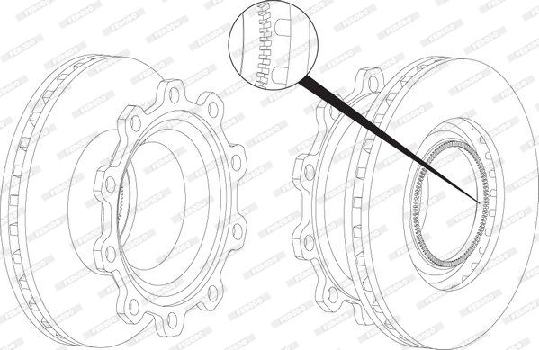 FERODO Piduriketas FCR294A