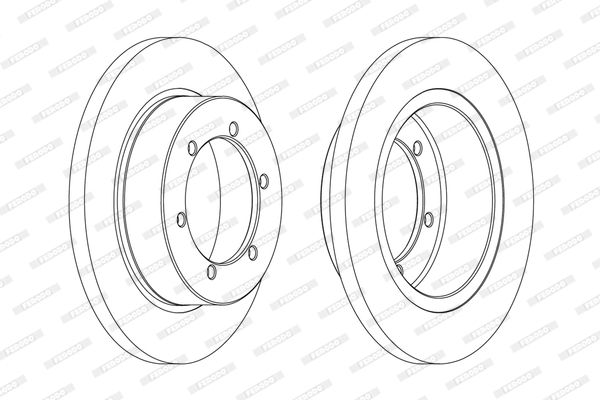 FERODO Piduriketas FCR327A