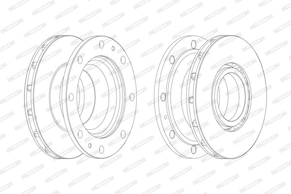 FERODO Piduriketas FCR341A