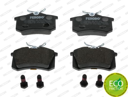 FERODO Комплект тормозных колодок, дисковый тормоз FDB1083