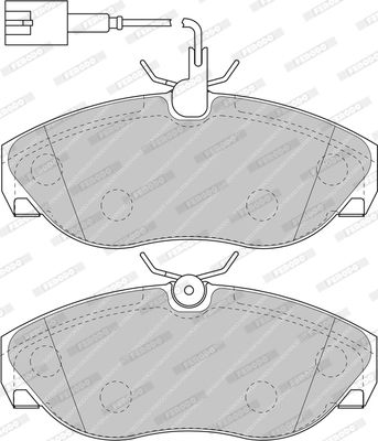 FERODO Piduriklotsi komplekt,ketaspidur FDB1396