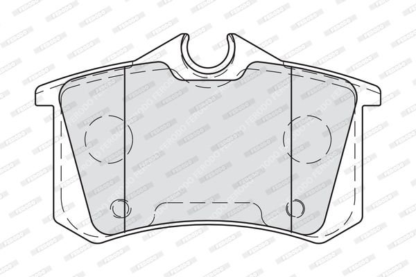 FERODO Комплект тормозных колодок, дисковый тормоз FDB4004
