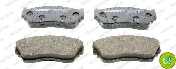 FERODO Комплект тормозных колодок, дисковый тормоз FDB763