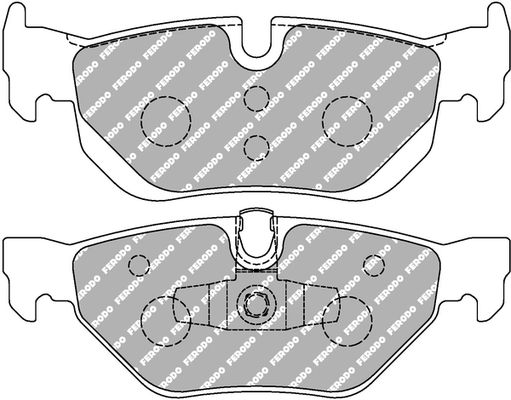 FERODO Piduriklotsi komplekt,ketaspidur FDS1807