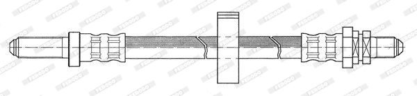 FERODO Тормозной шланг FHY2057
