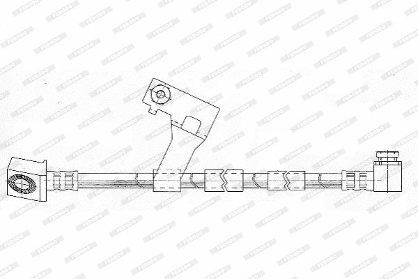 FERODO Тормозной шланг FHY2171