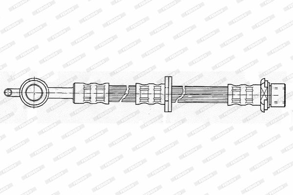 FERODO Тормозной шланг FHY2217