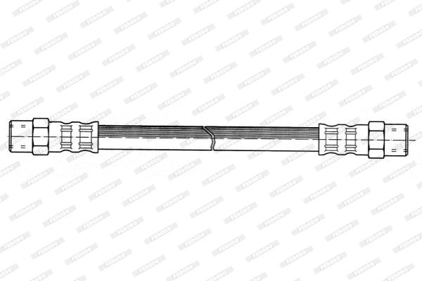 FERODO Тормозной шланг FHY2345