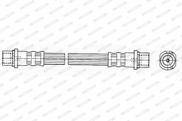 FERODO Тормозной шланг FHY2477