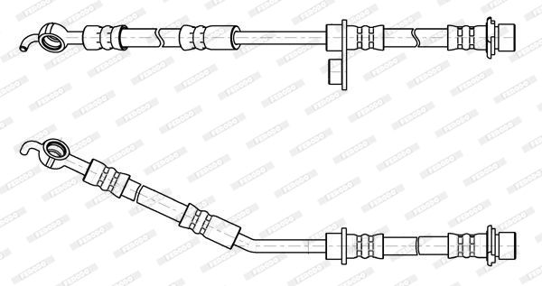 FERODO Тормозной шланг FHY2696