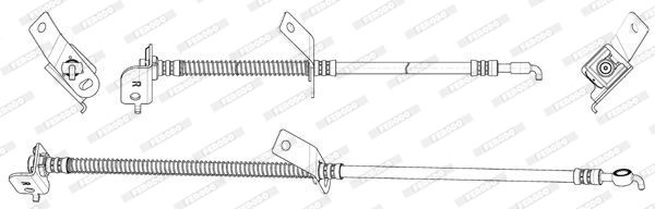 FERODO Тормозной шланг FHY2706