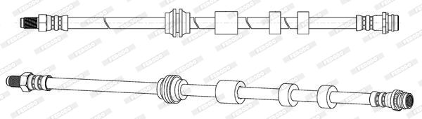 FERODO Тормозной шланг FHY2719