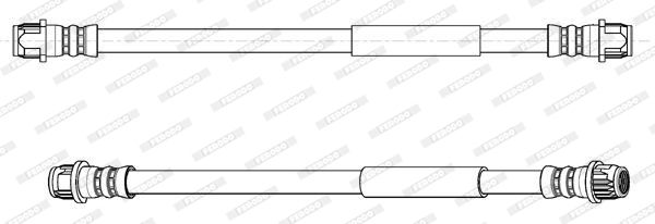 FERODO Тормозной шланг FHY2772