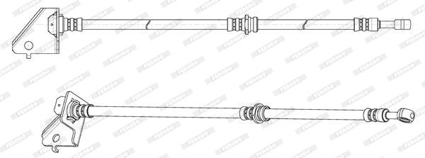 FERODO Тормозной шланг FHY2782