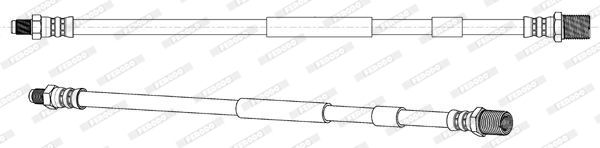 FERODO Тормозной шланг FHY2794