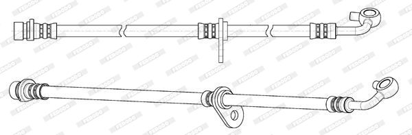 FERODO Тормозной шланг FHY2809