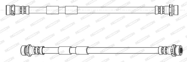 FERODO Тормозной шланг FHY2826